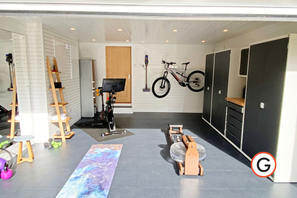 A perfect home workout space in West Sussex