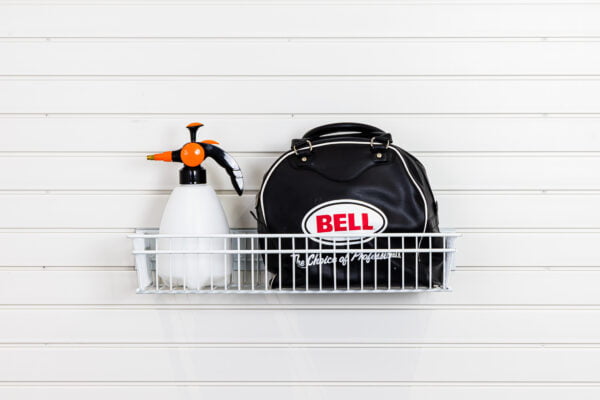 Shallow Basket Wall Storage Solutions for the garage