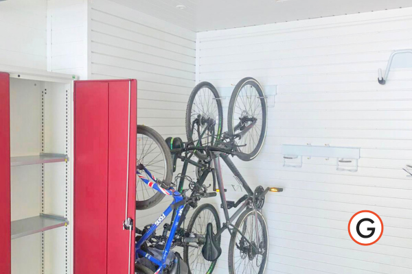 Bike storage options for the garage wall