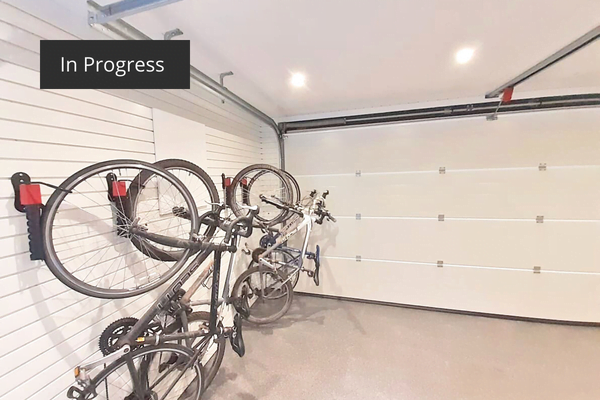 Bike storage ideas for the garage on the wall