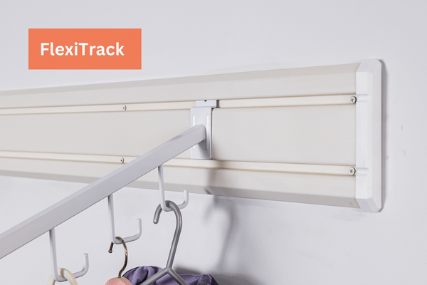 FlexiTrack wall storage solutions