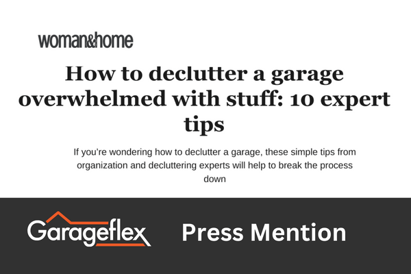 Woman & Home feature on Decluttering with expert tips from Garageflex