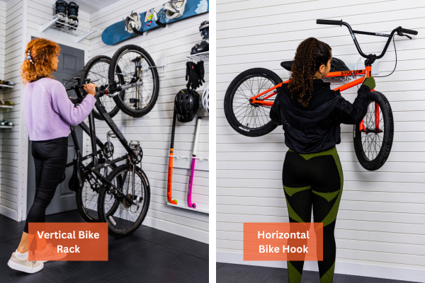 Bike Storage Solutions for the garage wall