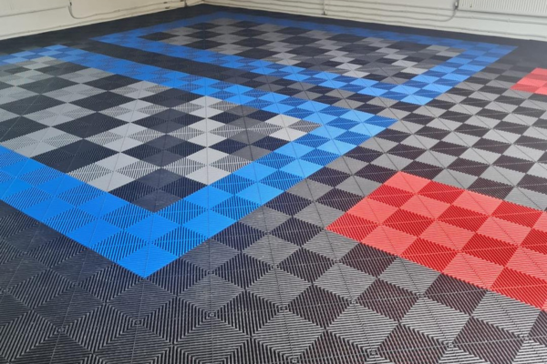 Tuff Tile garage flooring