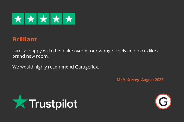 5* Garageflex Reviews on Trustpilot